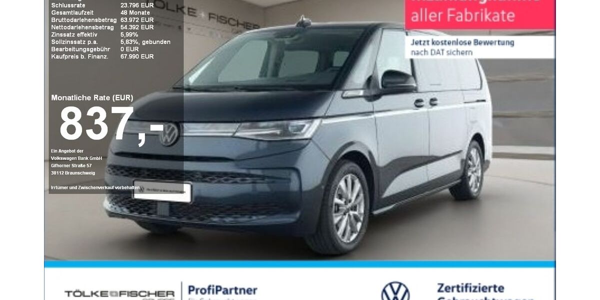 VW T7 Multivan 10.274 km 61.949 &euro; Krefeld 47805