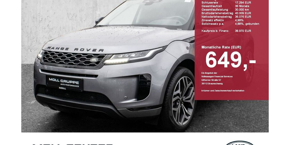 Land Rover Range Rover Evoque 35.151 km 38.970 &euro; Düsseldorf 40474