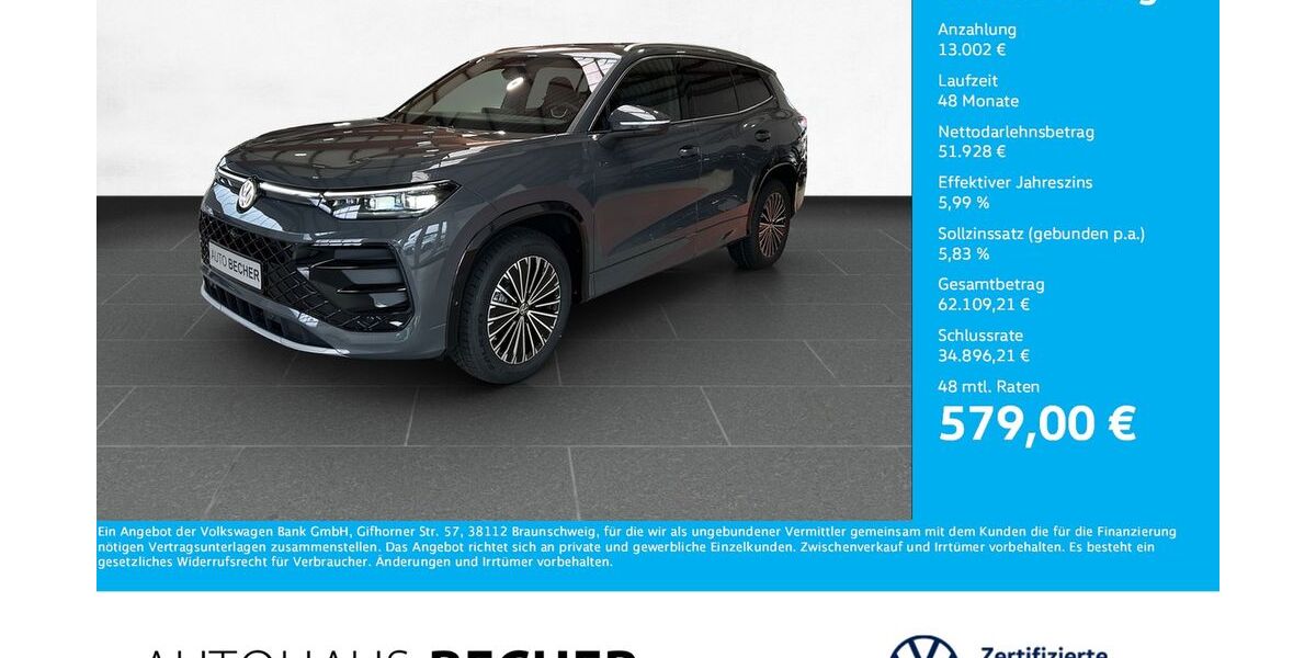 VW Tayron 12.000 km 61.960 &euro; Wesel 46485