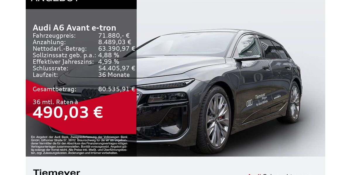 Audi A6 e-tron 12.990 km 71.880 &euro; Oberhausen 46047