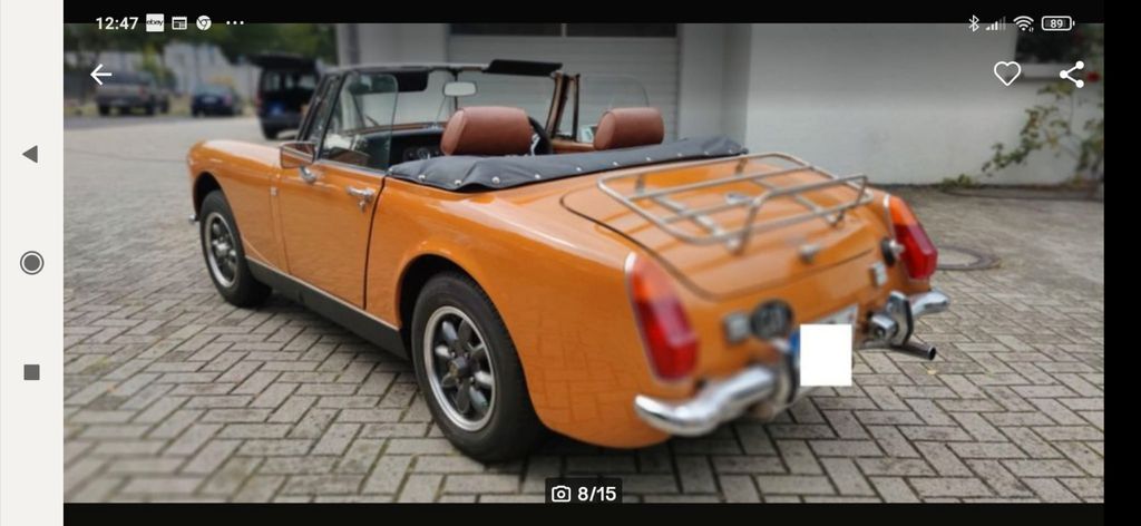 MG Midget 49.000 km 7.900 &euro; Gelsenkirchen 45886