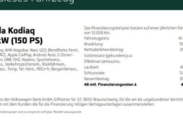 Skoda Kodiaq 15.000 km 38.890 &euro; Düsseldorf 40233