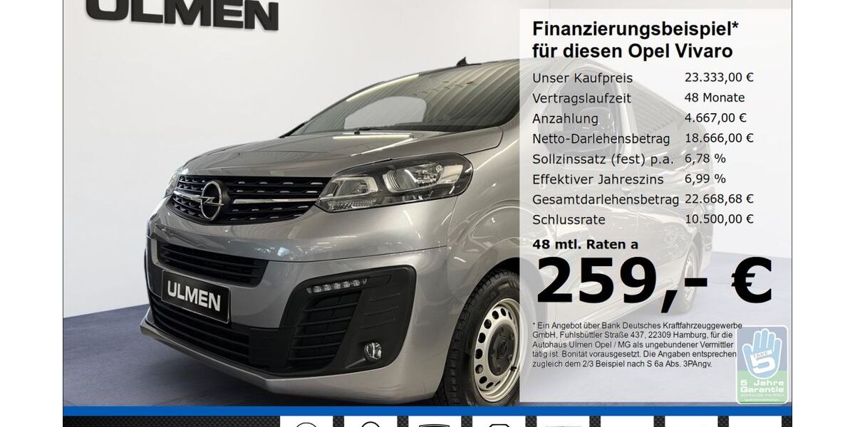 Opel Vivaro 86.015 km 23.999 &euro; Düsseldorf 40231