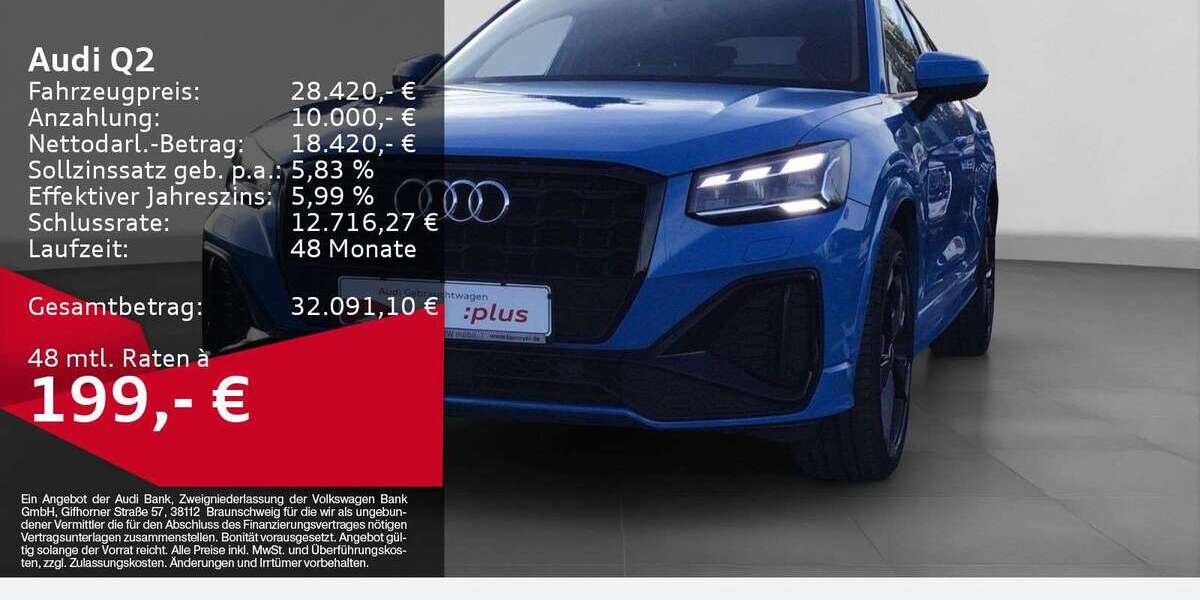Audi Q2 20.690 km 26.740 &euro; Gelsenkirchen 45894