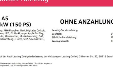 Audi A5 26.351 km 38.150 &euro; Mülheim a.d. Ruhr 45481