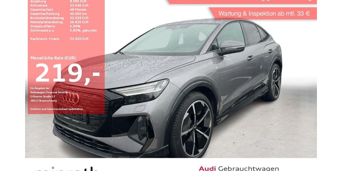 Audi Q4 e-tron 38.557 km 34.920 &euro; Moers-Hülsdonk 47441