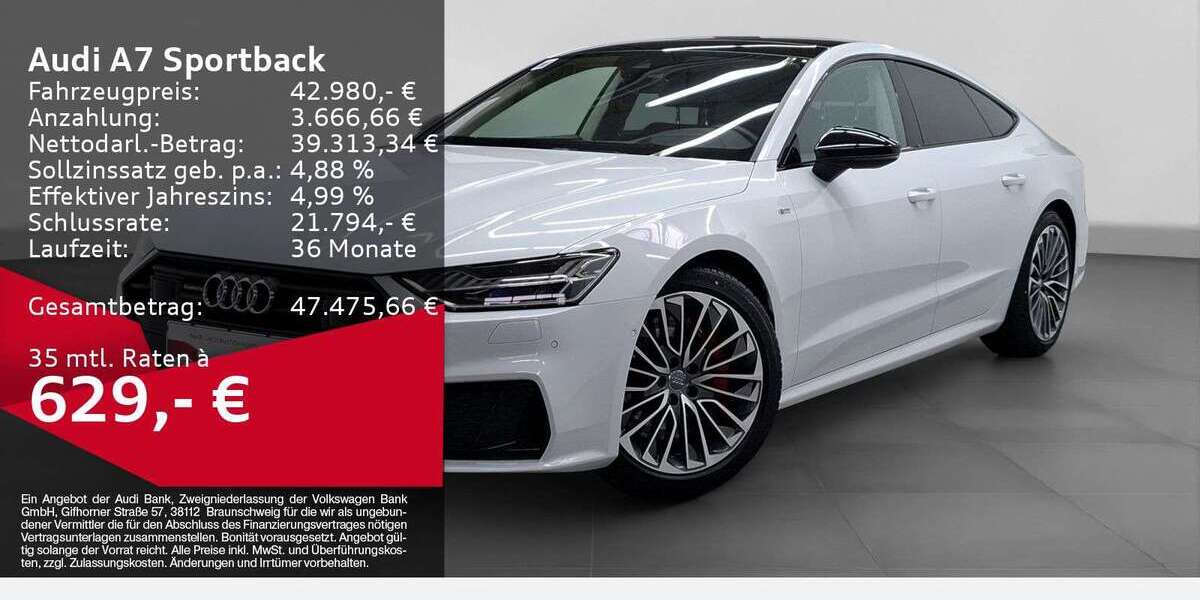 Audi A7 54.937 km 42.980 &euro; Bochum 44809