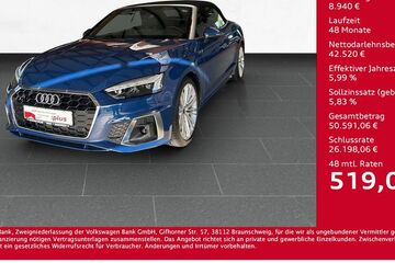 Audi A5 7.193 km 51.460 &euro; Wesel 46485