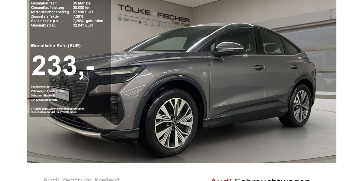 Audi Q4 e-tron 62.088 km 27.998 &euro; Krefeld 47805