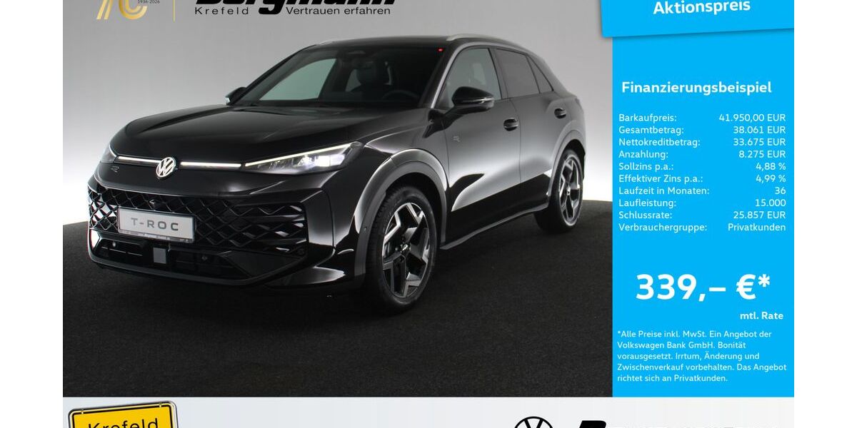 VW T-Roc 1.500 km 41.950 &euro; Krefeld 47803