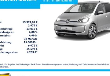 VW e-up! 32.844 km 15.991 &euro; Krefeld 47803