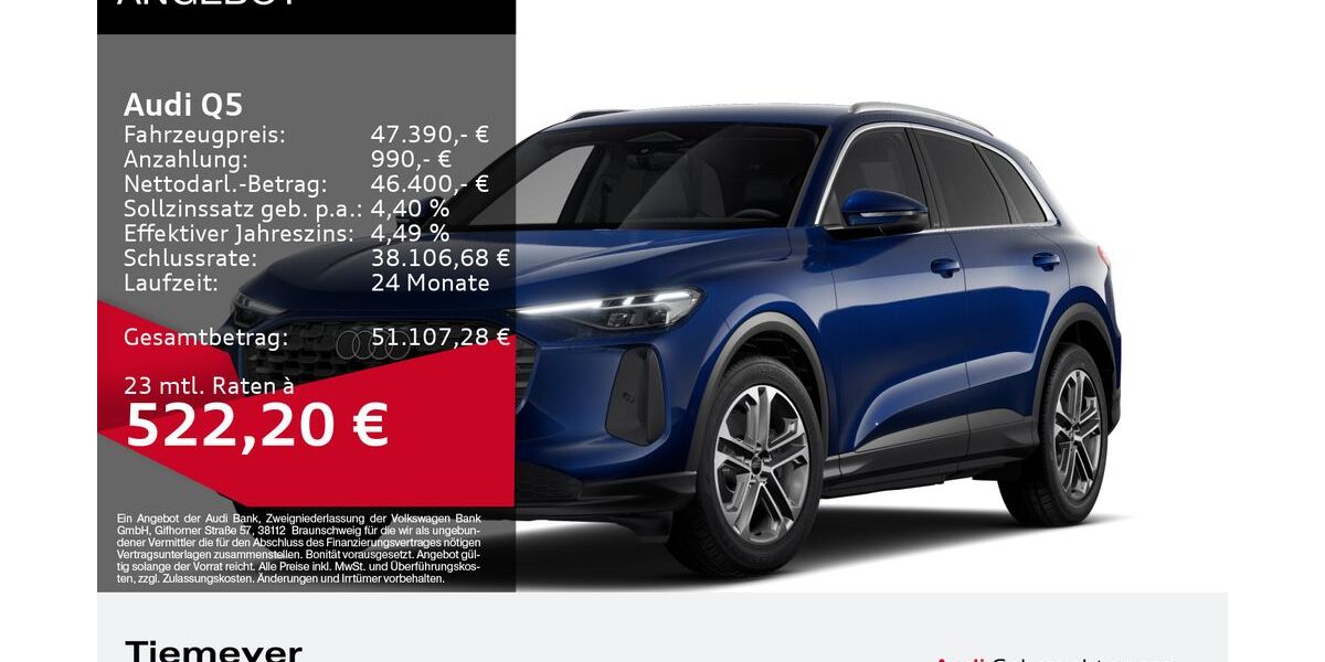 Audi Q5 22.947 km 46.980 &euro; Oberhausen 46047