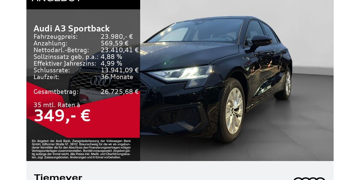 Audi A3 33.999 km 23.460 &euro; Oberhausen 46047