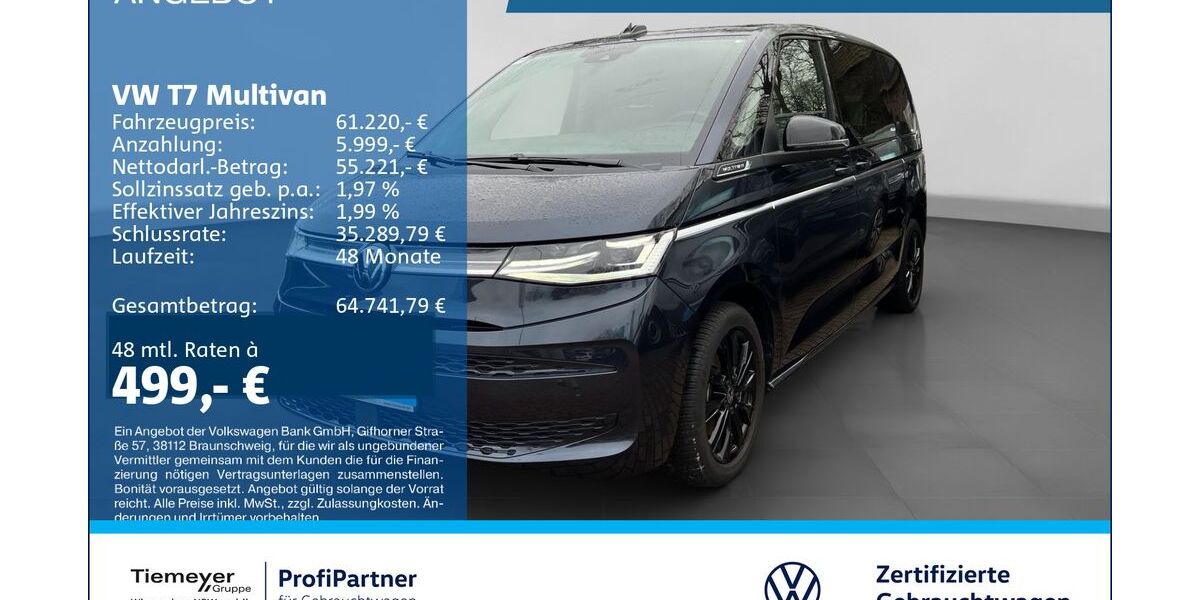 VW T7 Multivan 23.538 km 61.220 &euro; Recklinghausen 45663