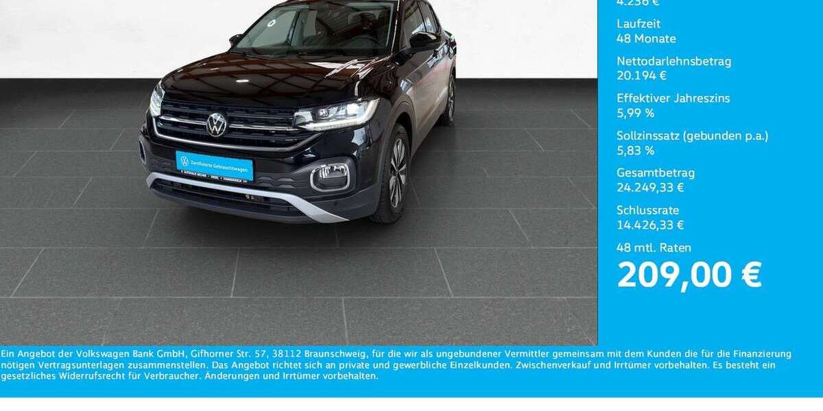 VW T-Cross 21.214 km 24.430 &euro; Wesel 46485