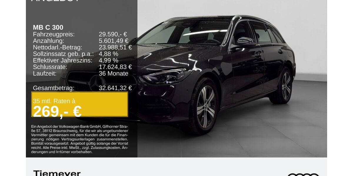 Mercedes-Benz C 300 62.754 km 29.590 &euro; Bochum 44809