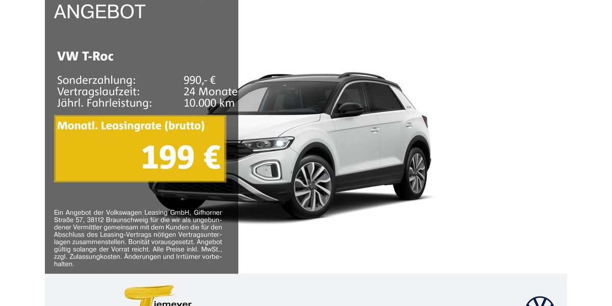 VW T-Roc 24.373 km 28.860 &euro; Bochum 44892