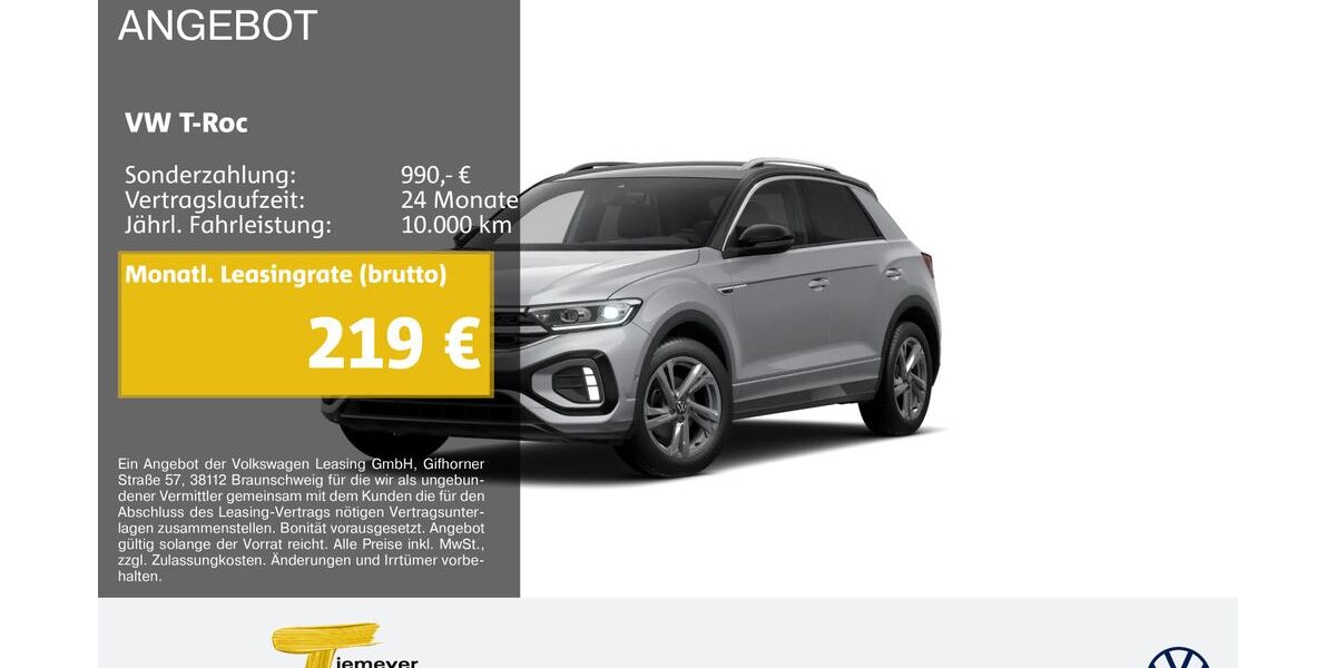 VW T-Roc 17.493 km 29.640 &euro; Bochum 44892