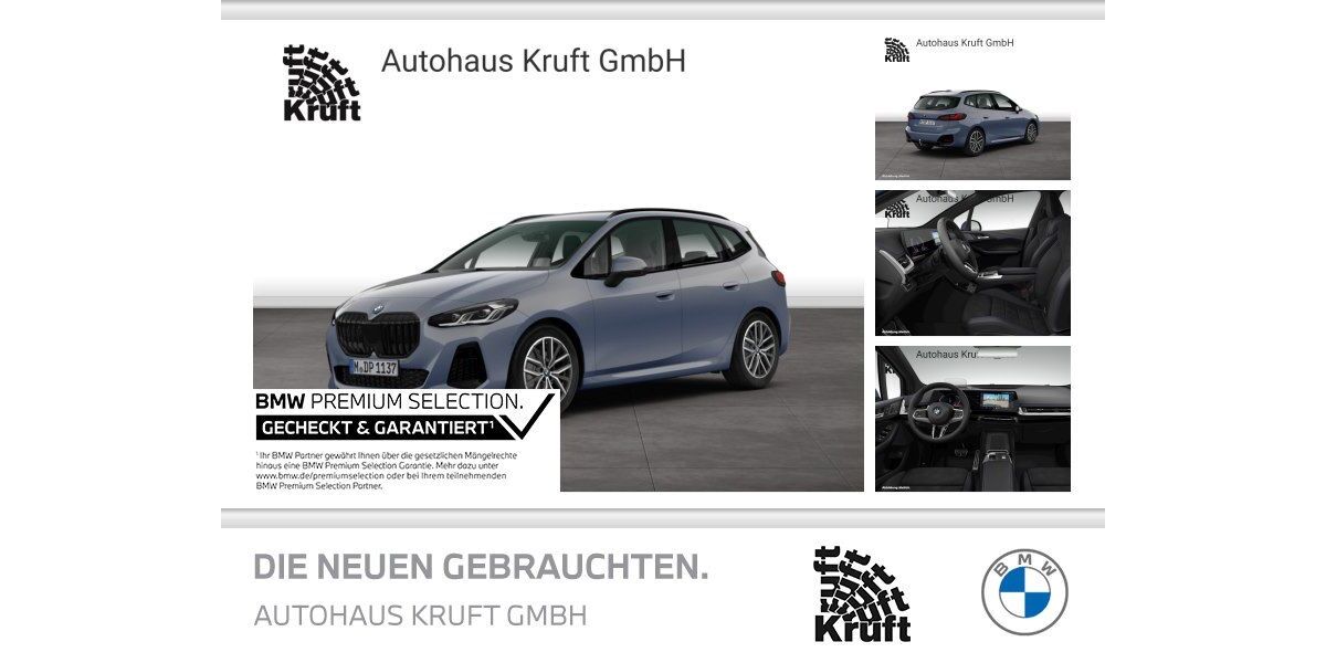 BMW 220 Active Tourer 21.799 km 34.347 &euro; Oberhausen 46117