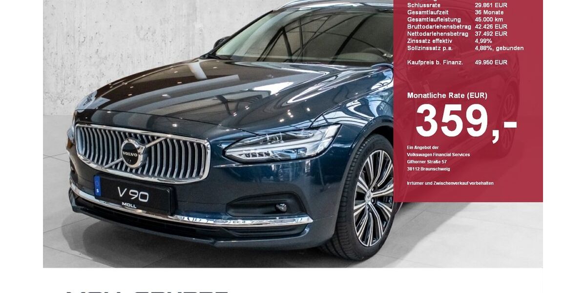 Volvo V90 9.000 km 40.950 &euro; Düsseldorf 40549