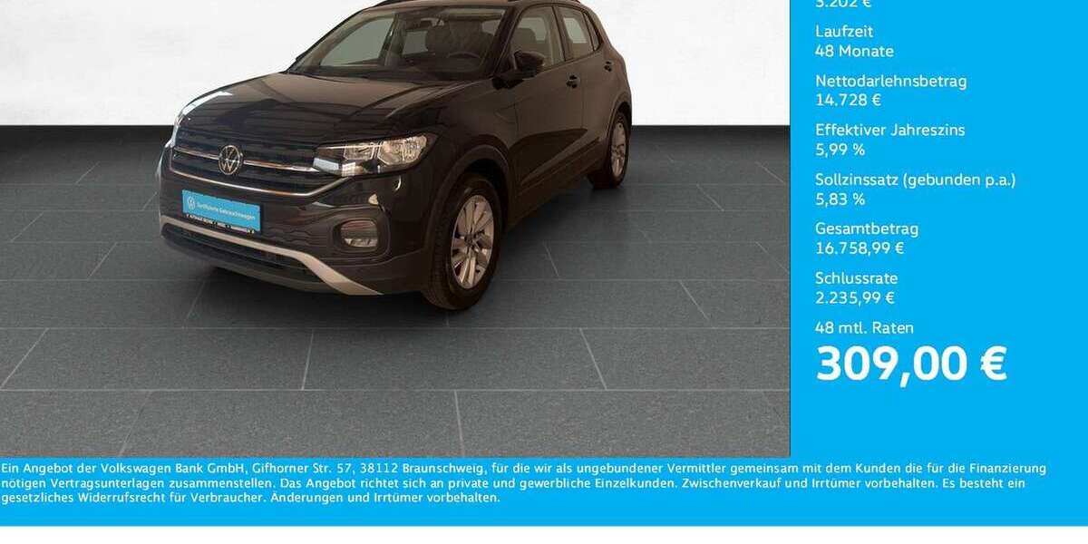 VW T-Cross 17.491 km 17.930 &euro; Wesel 46485