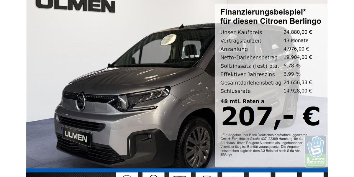 Citroen Berlingo 47.842 km 23.980 &euro; Düsseldorf 40233