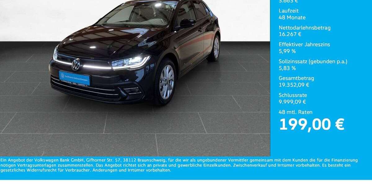 VW Polo 11.996 km 19.930 &euro; Wesel 46485