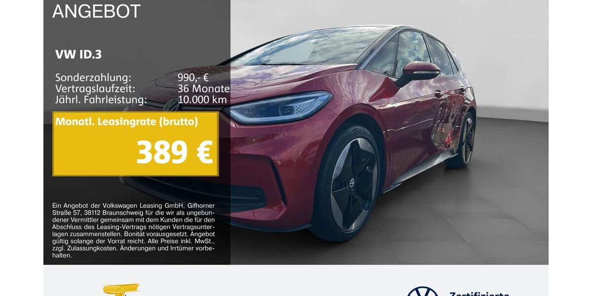 VW ID.3 42.891 km 29.960 &euro; Marl 45770