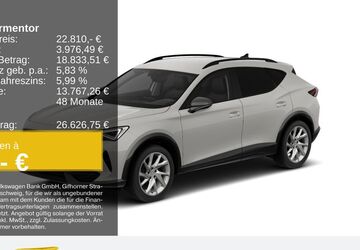 Cupra Formentor 29.687 km 22.810 &euro; Oberhausen 46047