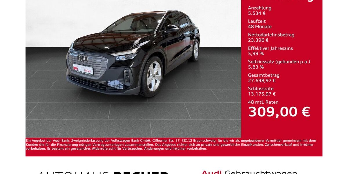 Audi Q4 e-tron 72.315 km 27.960 &euro; Wesel 46485